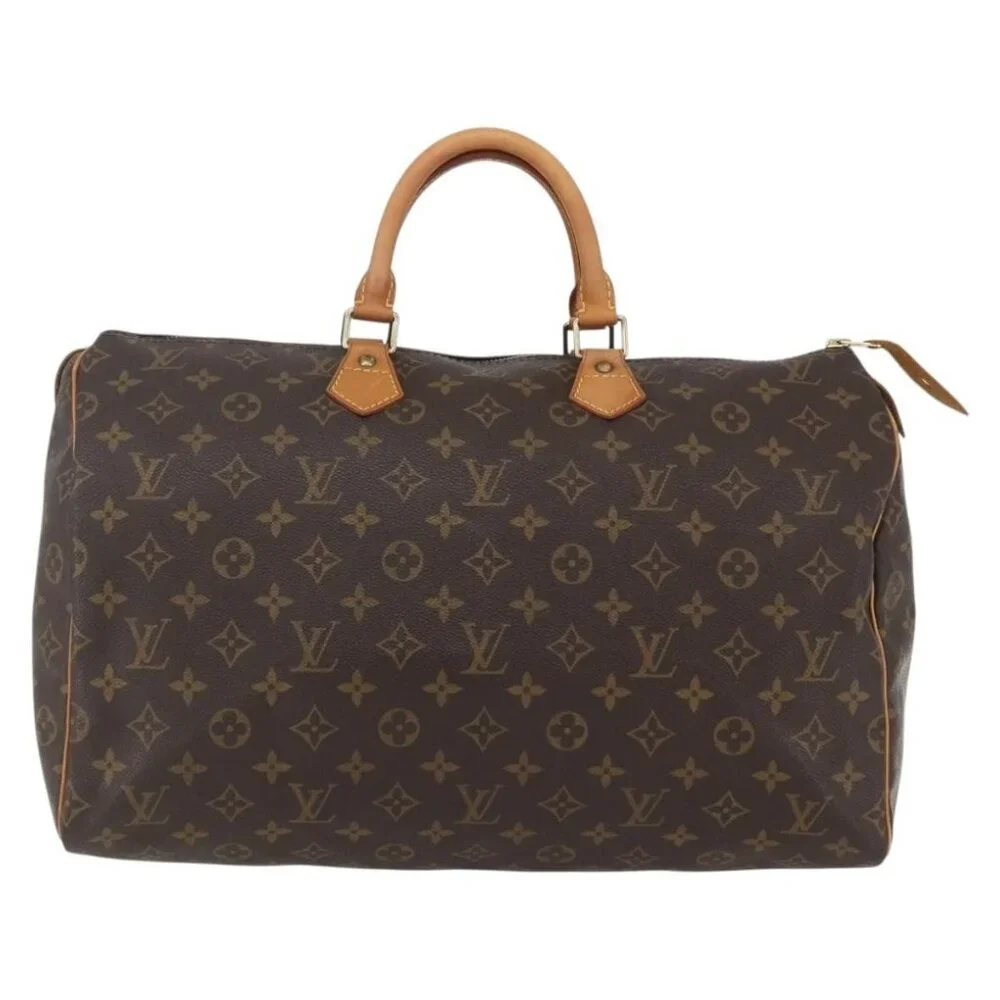 LOUIS VUITTON Monogram Speedy 40 Hand Bag M41522 LV Auth 156336V